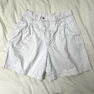 Vintage Jessica High-Waisted White Cotton Shorts‎